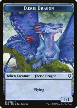 4x Faerie Dragon Token, MTG, Baldur's Gate Token, Magic the Gathering - Image 1