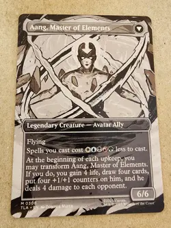 Avatar Aang - #308 Regular (Borderless) Avatar: The Last Airbender - Mtg - Image 2