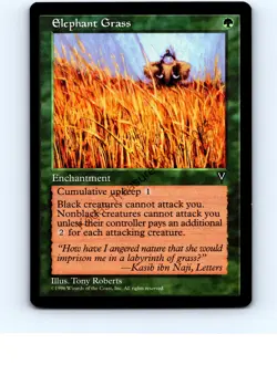 Elephant Grass # Uncommon Visions MTG NP Near Mint or Better - Image 1