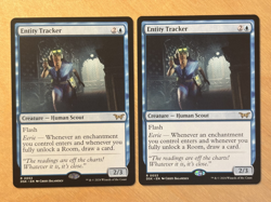 Magic the Gathering MTG 1x Entity Tracker Duskmourn House of Horror NM - Image 1