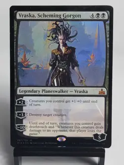 Magic the Gathering - Rivals of Ixalan - Vraska, Scheming Gorgon - HP - Image 1