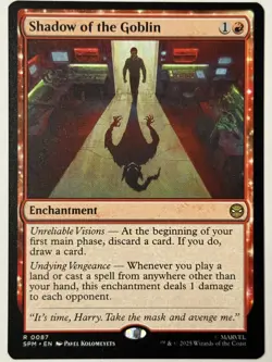 MTG Shadow of the Goblin 0087 Regular Marvel's Spider-Man NM/M SPM - Image 1