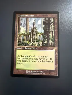 Mtg TEMPLE GARDEN Retro Frame NM Ravnica Remastered 414 -Argo- - Image 1