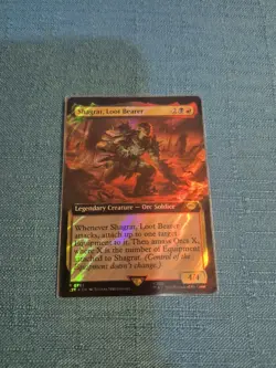 MTG LOTR Shagrat Loot Bearer 💥SURGE FOIL EXTENDED ART 💥 Lord of Rings Magic - Image 1