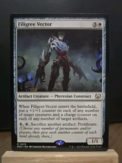 1x Filigree Vector - Commander: March of the Machine - NM - MTG - Image 1