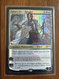 Teferi, Time Raveler (Stained Glass) - FOIL - Secret Lair - Near Mint - MTG - Image 1