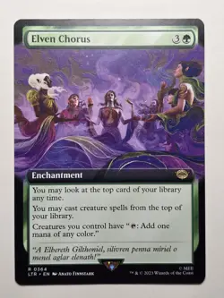 Elven Chorus (Extended) LTR-0364 Lord of the Rings Tales Middle-Earth NM+ mtg - Image 1