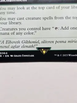 Elven Chorus (Extended) LTR-0364 Lord of the Rings Tales Middle-Earth NM+ mtg - Image 3