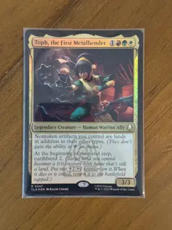 MTG Toph, the First Metalbender #247- TLA- FOIL - Image 1