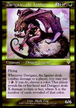 Darigaaz, the Igniter - Medium Play MTG Invasion - Image 1