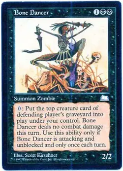 BONE DANCER X1 MAGIC MTG WEATHERLIGHT LIGHT PLAY (LP) 1997 - Image 1