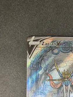 Pokemon TCG Zacian V GG48/GG70 Crown Zenith Galarian Gallery Near Mint Condition - Image 3
