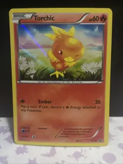 2014 XY BLACK STAR PROMO TORCHIC XY37 HOLO - Image 1