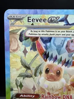 Pokemon TCG SV Prismatic Evolutions Eevee EX 167/131 Special Illustration Rare - Image 2