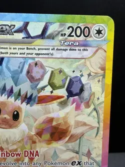 Pokemon TCG SV Prismatic Evolutions Eevee EX 167/131 Special Illustration Rare - Image 3