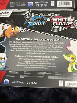 Pokemon TCG White Flare Binder & Black Bolt / White Flare Poster Collection - Image 3