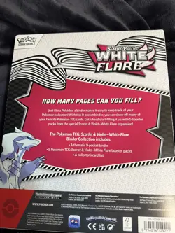 Pokemon TCG White Flare Binder & Black Bolt / White Flare Poster Collection - Image 4