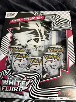 Pokemon TCG White Flare Binder & Black Bolt / White Flare Poster Collection - Image 5