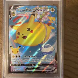 2021 Pokemon SWSH Celebrations Flying Pikachu VM #007/025 PSA 10 - Image 3