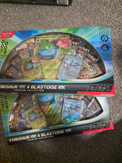 Pokemon TCG Venusaur EX and Blastoise EX Premium Collection GameStop Exclusive - Image 1
