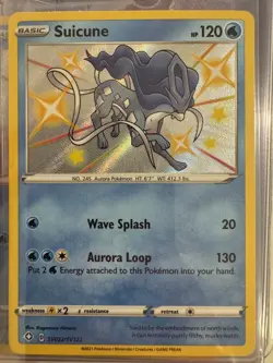 2021 Pokemon Shining Fates Vault TCG Suicune Shiny Holo Rare SV022/SV122 NM - Image 1