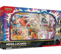 Pokemon TCG: Mega Lucario ex Figure Collection Box | Sealed | Ships Fast - Image 1