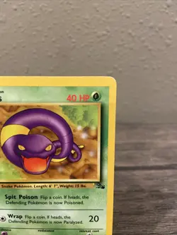 Pokemon TCG Ekans Fossil 46/62 Regular 1st Edition Common-LP!! - Image 3