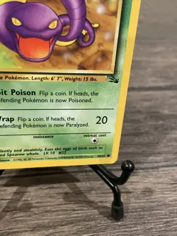 Pokemon TCG Ekans Fossil 46/62 Regular 1st Edition Common-LP!! - Image 5