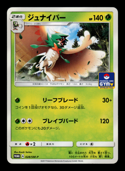 NM - Pokemon Japanese Gym Pack 2017 Decidueye 028/SM-P Promo - Image 1