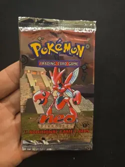1st EDITION Neo Discovery Sealed Booster Pack Pokemon 2001 SIZOR Artwork - Image 1