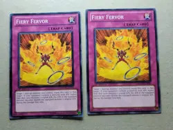 2x Fiery Fervor - PHSW-EN064 - 1st Edition - YuGiOh-LP - Image 1