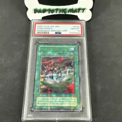 2000 PSA 10 Yu-Gi-Oh! Toon World PS-25 Ultra Parallel Rare Japanese GEM MINT! - Image 1
