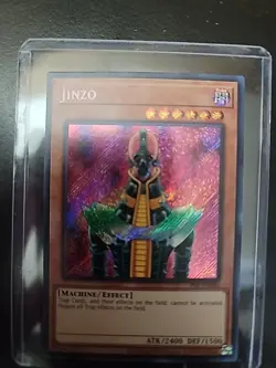 Yu-Gi-Oh! TCG Jinzo PSV-EN000 Secret Rare 25th Anniversary Near Mint - Image 1