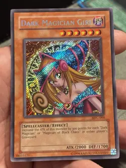 Yu-Gi-Oh! Dark Magician Girl Magician's Force MFC-000 Unlimited Secret Rare LP - Image 1