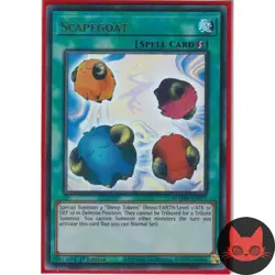 Yugioh Scapegoat MAMA-EN077 Ultra Rare 1st Edition NM - Image 1