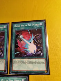 Dark Ruler No More (3x) (2X SDAZ-EN030) (1X SDCH -EN027) Common 1st Ed LP - Image 3