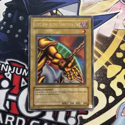 | Yugioh Left Arm of the Forbidden One LOB-123 Ultra Rare LP Unlimited - Image 1