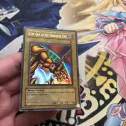 | Yugioh Left Arm of the Forbidden One LOB-123 Ultra Rare LP Unlimited - Image 2