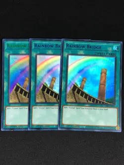 YUGIOH RAINBOW BRIDGE LDS1-EN111 1ST ULTRA X3 NM - Image 1