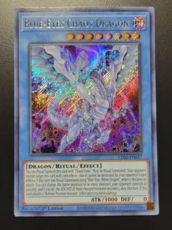 Blue-Eyes Chaos Dragon LDS2-EN017 Legendary Duelists YU-GI-OH 1st Edition - Image 1