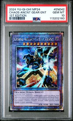 2024 Yu-Gi-oh! Chaos Ancient Gear Giant - MP24-EN042 - PSA 10 GEM MINT - Image 2