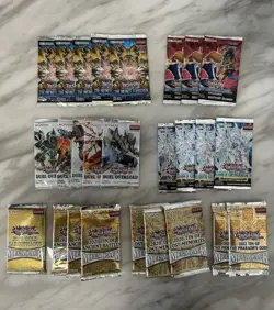 Yugioh Booster Pack Bundle 92 Sealed Pack Different Sizes - Image 3