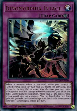 Dinomorphia Intact - Ultra Rare 1st Edition MP24-EN200 - NM - YuGiOh - Image 1