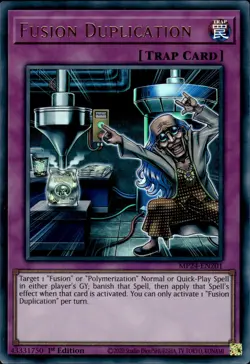 Fusion Duplication - Ultra Rare 1st Edition MP24-EN201 - NM - YuGiOh - Image 1