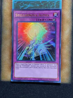 Yugioh Stellarnova Alpha MP15-EN113 Ultra Rare 1st Ed NM - Image 1