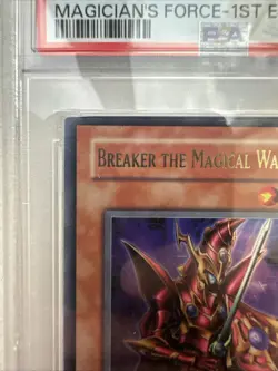 2003 YU-GI-OH! MFC-071 MAGICIAN'S FORCE 1ST ED BREAKER THE MAGICAL WARRIOR PSA 9 - Image 2