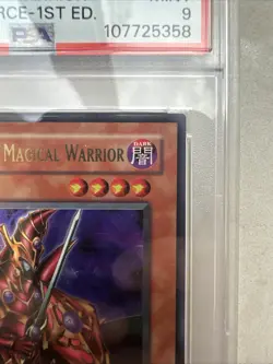 2003 YU-GI-OH! MFC-071 MAGICIAN'S FORCE 1ST ED BREAKER THE MAGICAL WARRIOR PSA 9 - Image 3