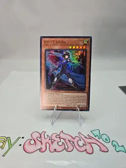 YUGIOH - K9-17 IZUNA - ULTRA RARE - JUSH-EN031 - 1ST EDITION - YGO TCG NM - Image 1