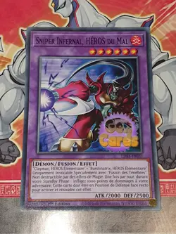 Carte Yu Gi Oh SNIPER INFERNAL, HEROS DU MAL LDS3-FR031 x 2 - Image 1
