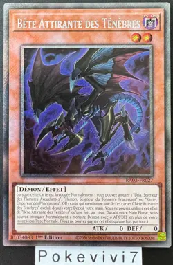 Carte YU-GI-OH! BETE ATTIRANTE DES TENEBRES RA03-FR027 PSR NEUF - Image 1